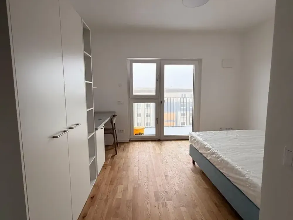 Möbliertes Neubau-Studio nahe S-Bahnhof Springpfuhl: sofort bezugsfrei