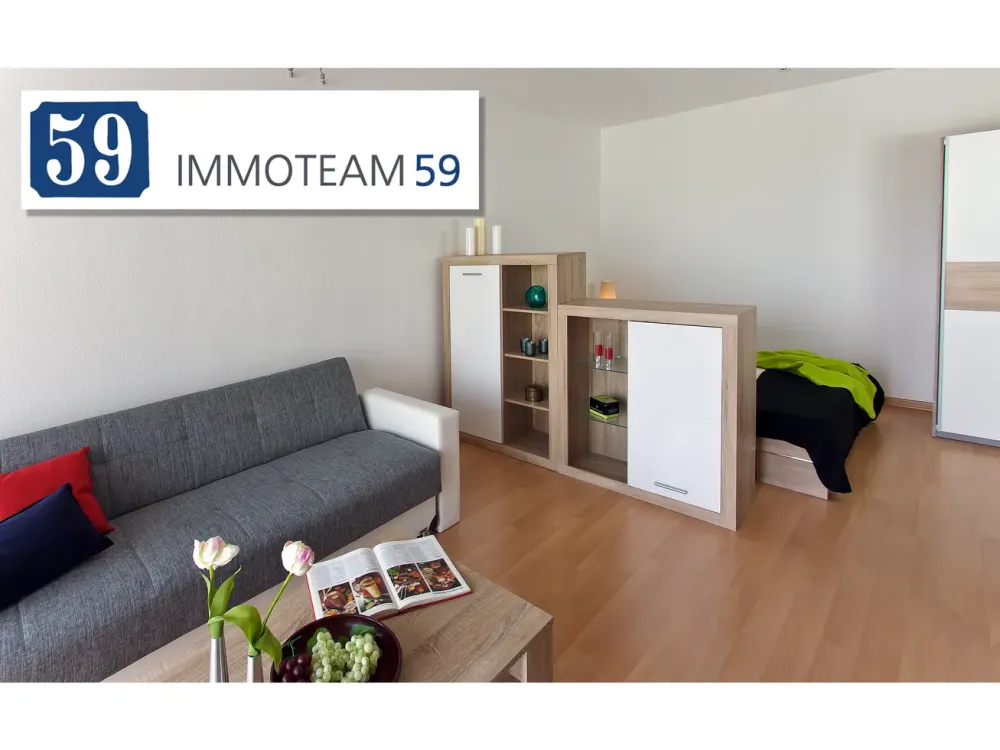 Freundliche Einzimmerwohnung mit Balkon und Tiefgaragenplatz