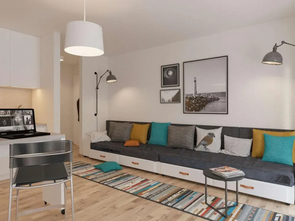 ** Erstbezug - 1 Raum-Apartment in modernem Neubau mit Einbauküche, Balkon & Duschbad **