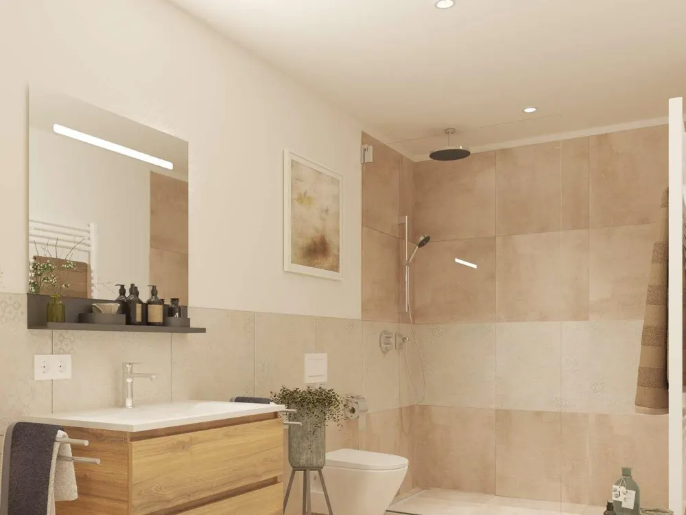** Erstbezug - 1 Raum-Apartment in modernem Neubau mit Einbauküche, Balkon & Duschbad **
