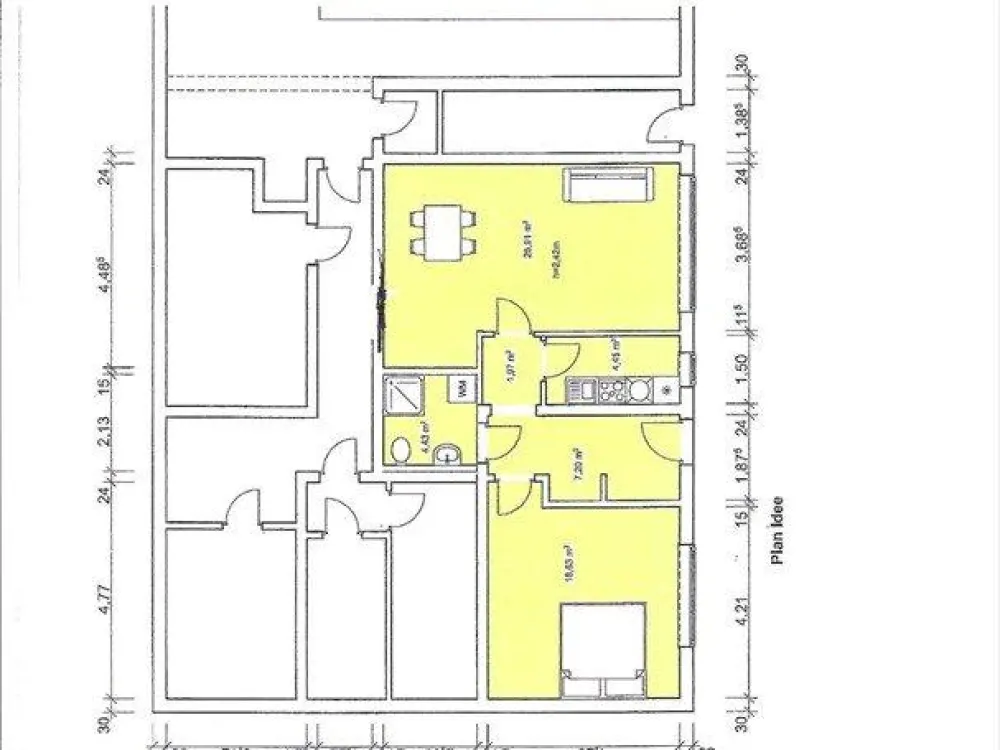 2 Zimmer-Whg, KDB, Düsseldorf-Nord