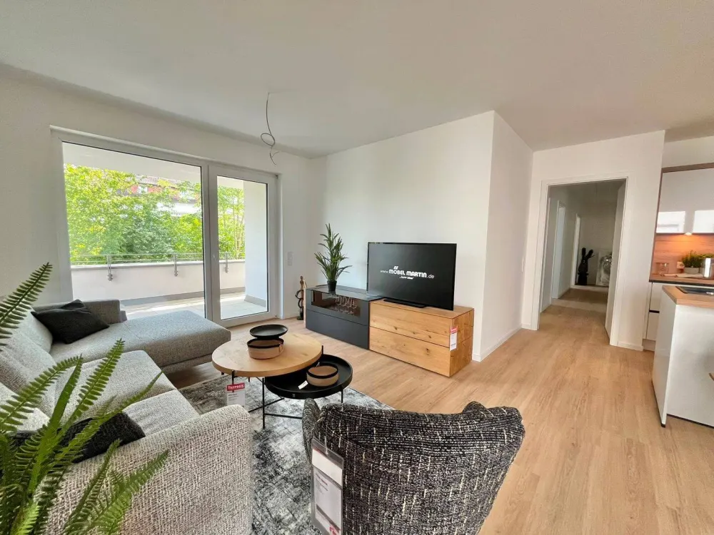 Erstbezug: Hochwertige Neubauwohnung mit Einbauküche & Balkon