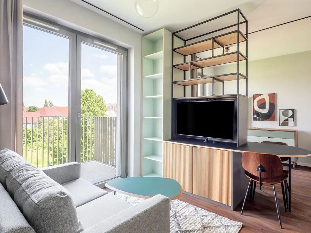 BESICHTIGUNGEN: Mi 9:00 & Fr 16:00 - Stilvolle 1-Zimmer-Wohnung mit Balkon zur unbefristeten Miete