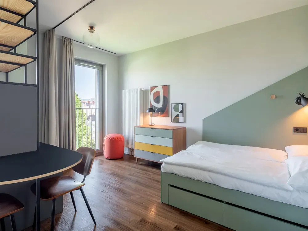 BESICHTIGUNGEN: Mi 9:00 & Fr 16:00 - Stilvolle 1-Zimmer-Wohnung mit Balkon zur unbefristeten Miete