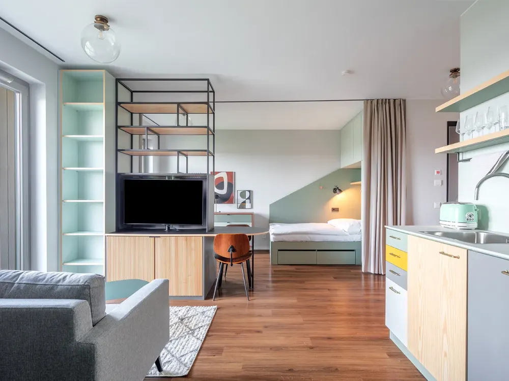 BESICHTIGUNGEN: Mi 9:00 & Fr 16:00 - Stilvolle 1-Zimmer-Wohnung mit Balkon zur unbefristeten Miete