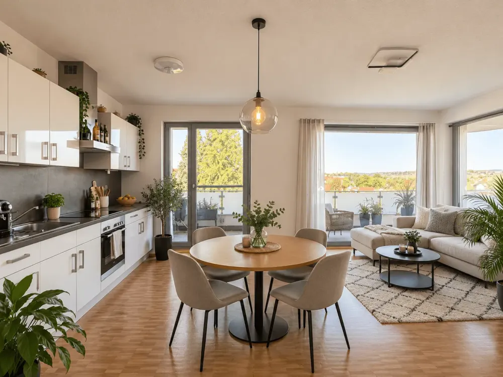 Dachgeschoss-Wohnung mit Dachterrasse, Aufzug und Tiefgarage
