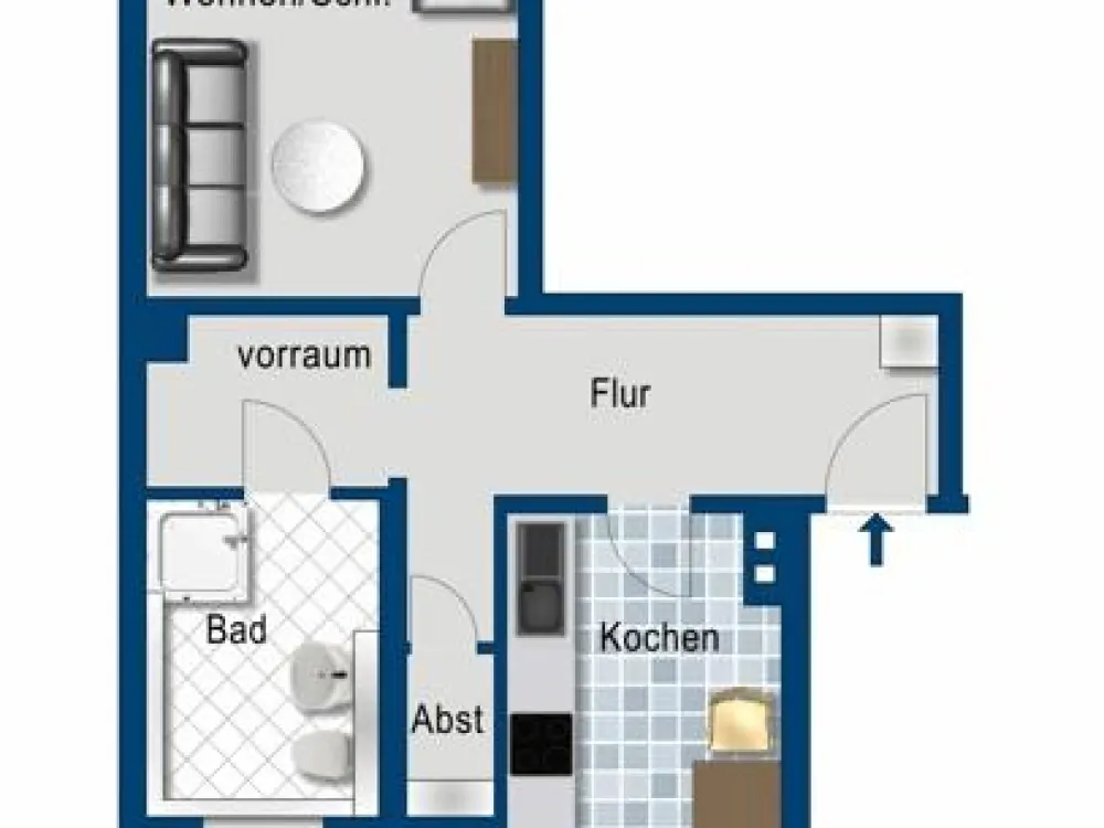 Geräumige 1 Raum-Wohnung im Herzen von Lindenthal!