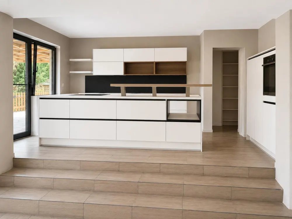 3 Zimmer Wohnung mit Garten, Garage, EBK und Keller auf 114qm