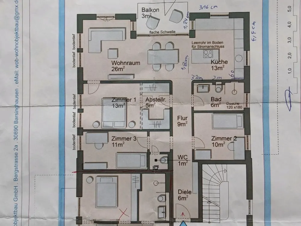Moderne 4-Zimmer-Wohnung - neuwertig mit Einbauküche