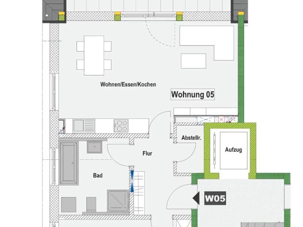 Elegante 2-Zimmer-Wohnung in Altenstadt an der Iller zu vermieten