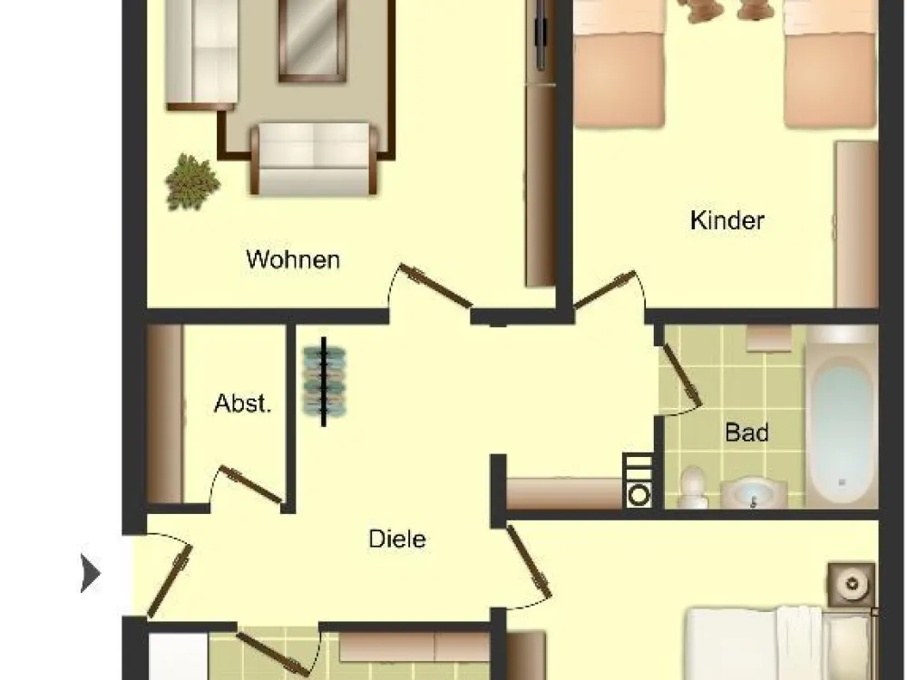 2-Zimmer-Wohnung in Hilden Süd