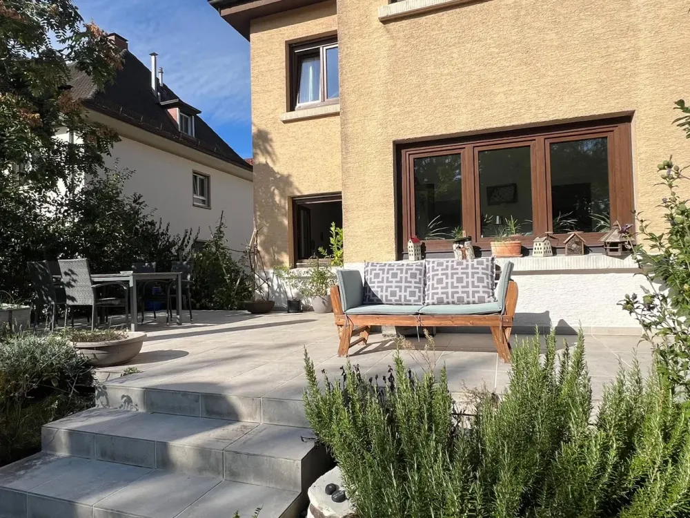 4 Zimmer mit Gartenparadies und Südost-Terrasse in Karlsruhe