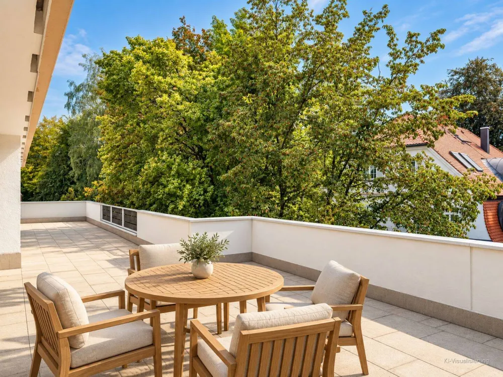 Living on Prinz-Ludwigs-Höhe. Penthouse apartment for special demands.
