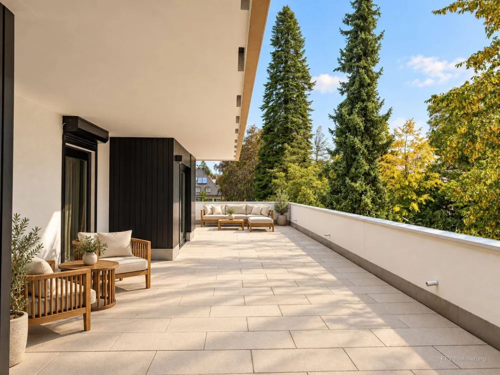 Living on Prinz-Ludwigs-Höhe. Penthouse apartment for special demands.
