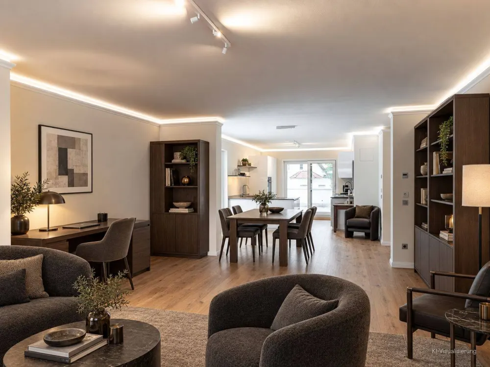 Living on Prinz-Ludwigs-Höhe. Penthouse apartment for special demands.