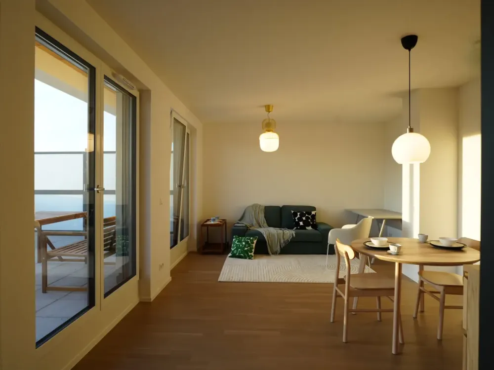 Exklusives Penthouse mit Dachterrasse & Parkblick in zentrale Maichingen