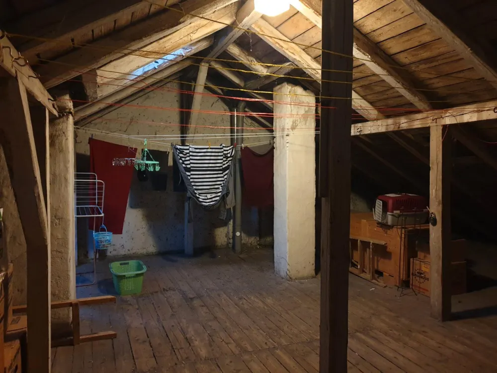 3 Raum Dachgeschosswohnung mit Gartenmitbenutzung & Stellplatz -