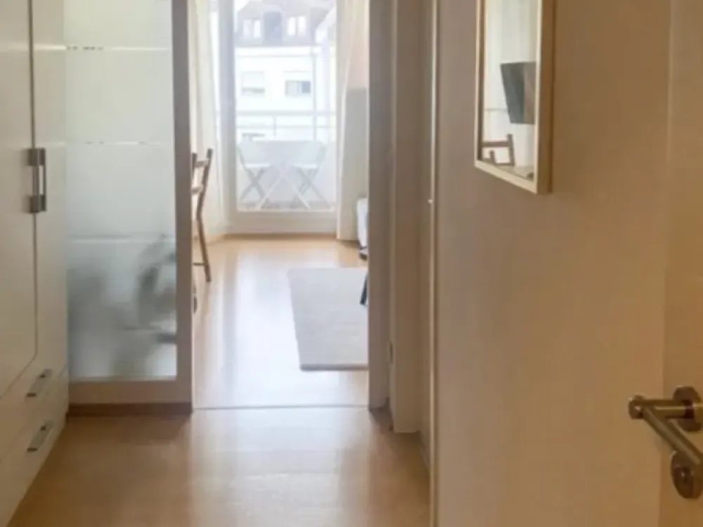 1 Room Apartment with Balcony Near Silberhornstraße