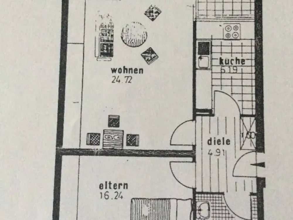 50 mtr zur Lister Meile - 2 Zimmer in ruhiger Lage.