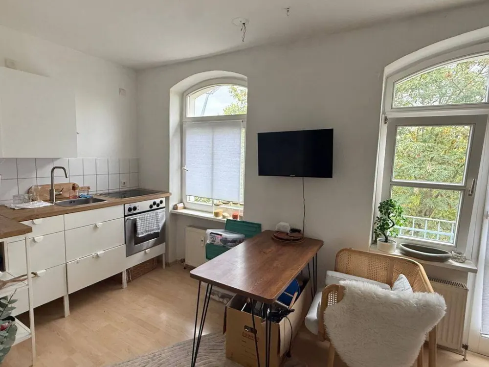Renovated 2-Room Jugendstil MWG with Balcony (37 m²) directly at Karlsaue in Kassel