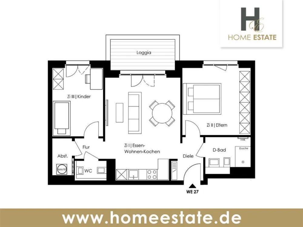 Barrierefreie Neubauwohnung mit Fahrstuhl & EBK