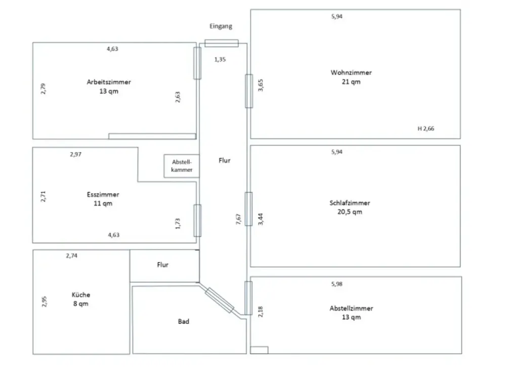 5-Zimmer-Altbau im Wrangelkiez