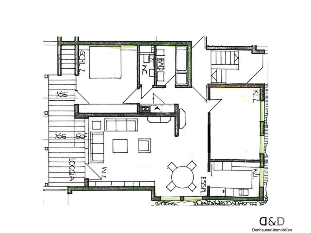 ***Großzügige 3-Zimmer-Wohnung mit Balkon in Stuttgart-Riedenberg***