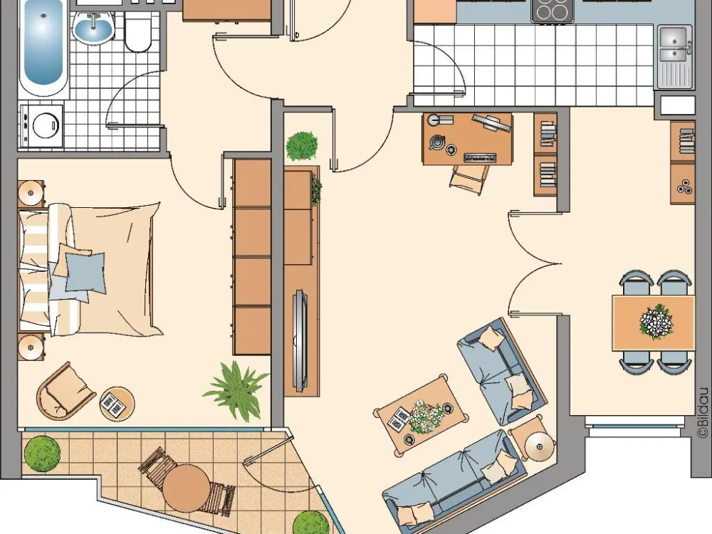 Demnächst frei! 2-Zimmer-Wohnung in Ratingen West