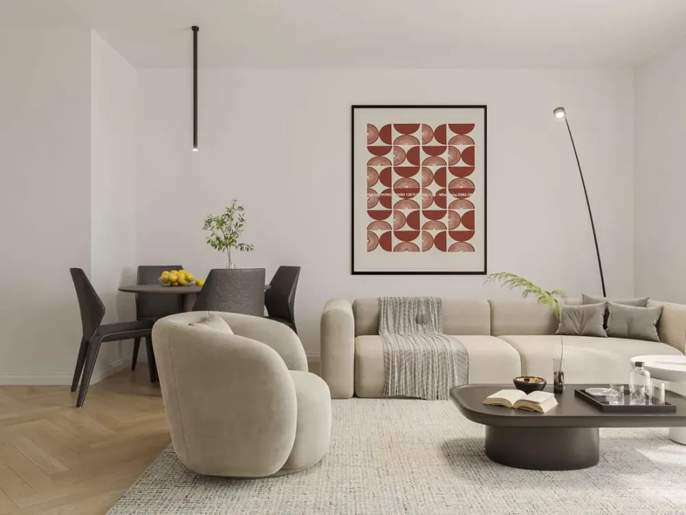 2-Zimmer-Neubauwohnung mit Balkon, stilvoll und komfortabel wohnen