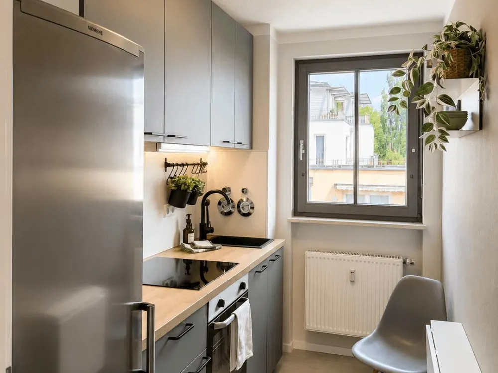 Business-Wohnen in Dresden-Zschertnitz: Möblierte 2-Zimmer-Wohnung - Balkon & Tiefgaragenstellplatz