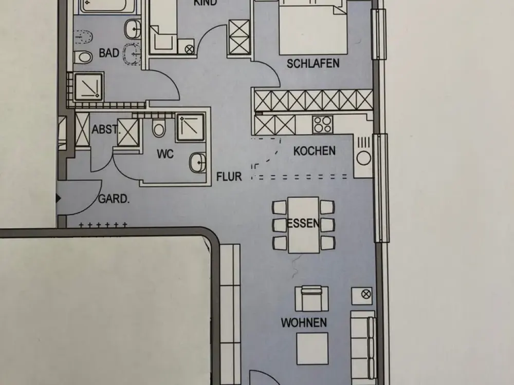 Moderne, sonnige 3 - Zimmer-Wohnung mit EBK