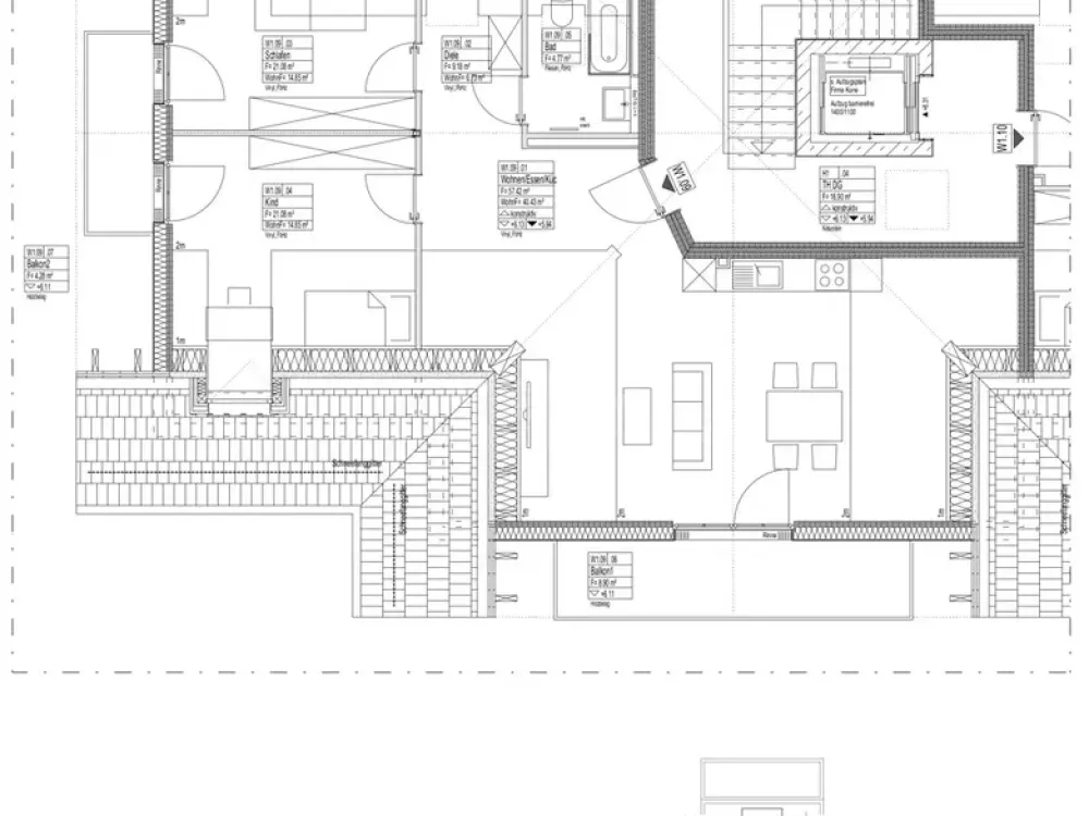 Helle 3-Zimmer-Wohnung mit sonnigen Balkonen