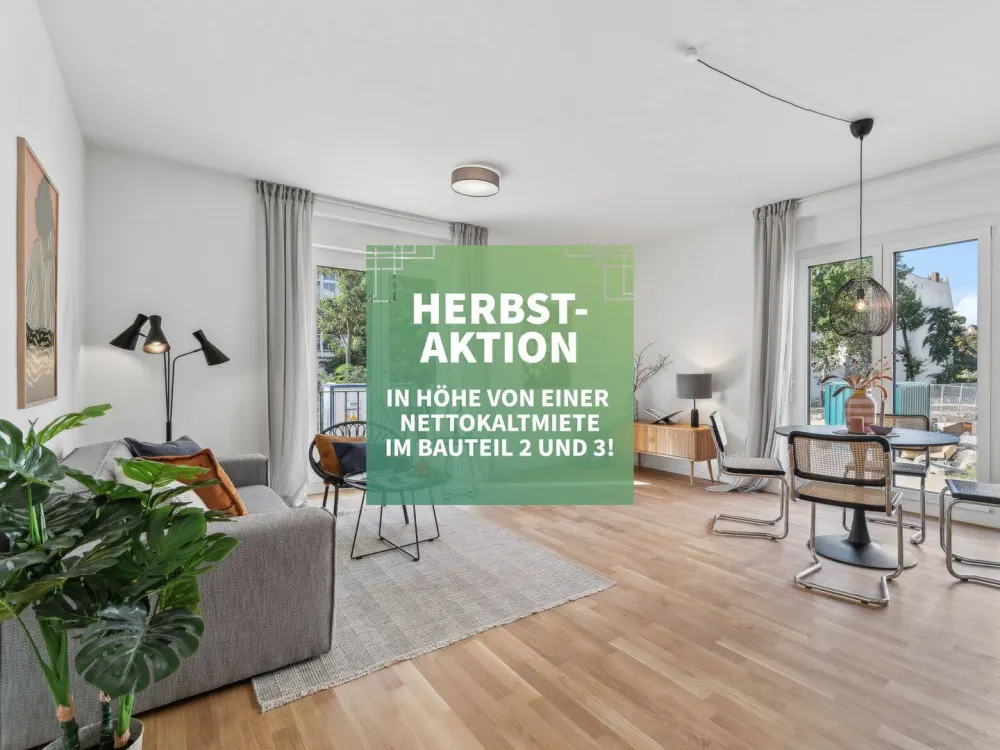 Hochwertiges Neubauapartment: 3-Zimmer-Wohnung mit schönem Balkon und Einbauküche
