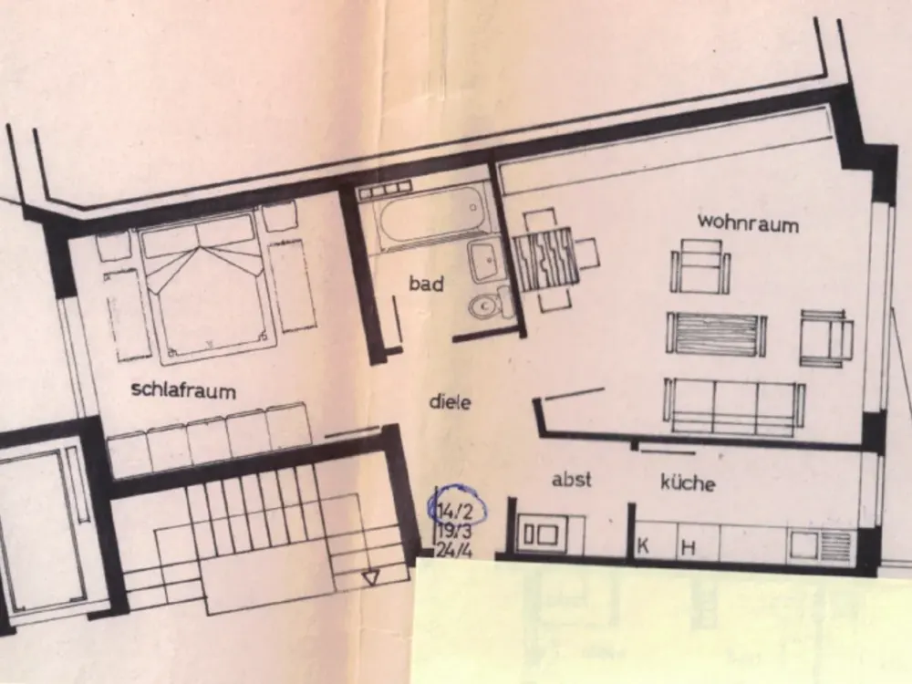 Alltagstaugliche 2,5-Zimmer-Wohnung in Düsseldorf