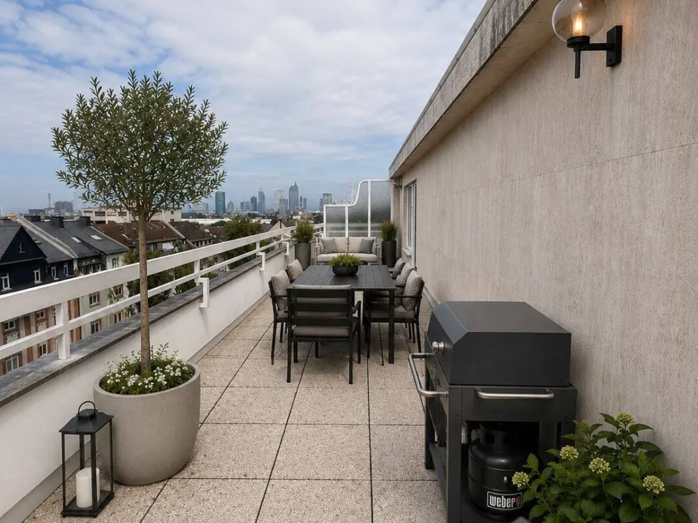 Exklusives Penthouse mit traumhafter Dachterrasse in Sachsenhausen