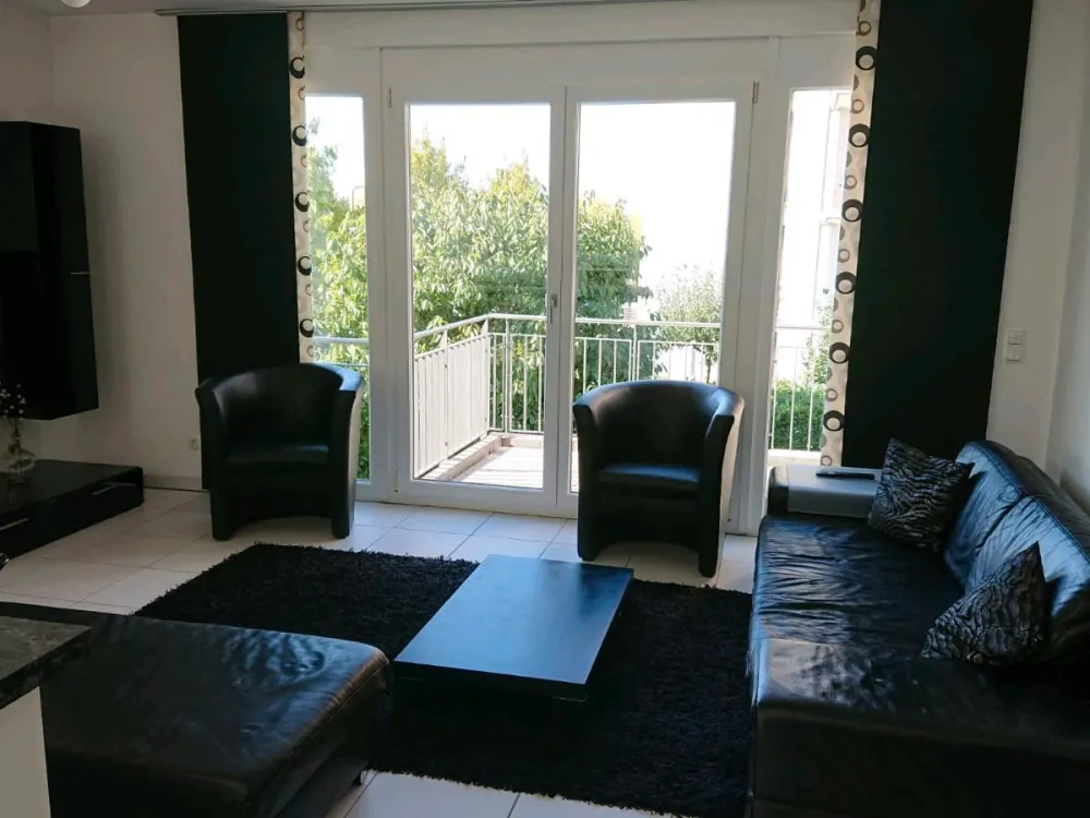 Modern möblierte 4 Zimmer Wohnung in Frankfurt zu vermieten.