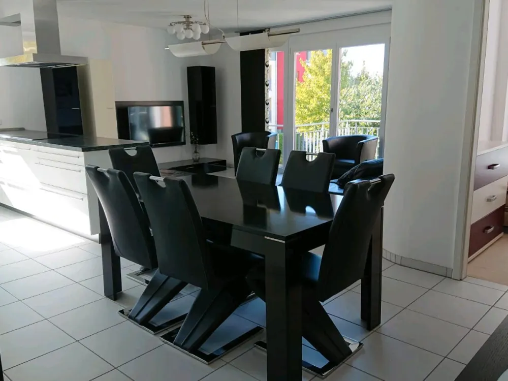 Modern möblierte 4 Zimmer Wohnung in Frankfurt zu vermieten.
