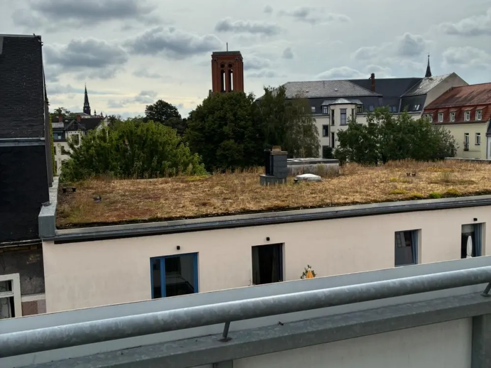 Hoch oben wohnen: 1-Zimmer-Wohnung mit Balkon in Dresden, Hechtstraße (01097)