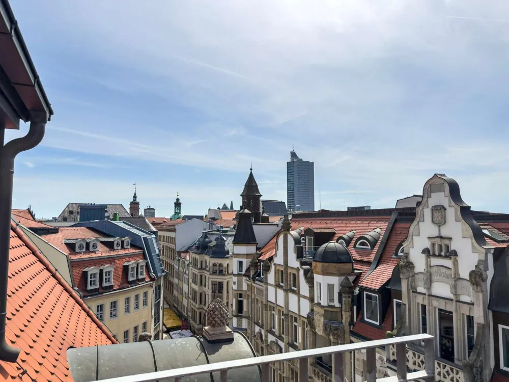 **Großzügige 150 m² Maisonette-Wohnung im Lipsia-Haus, EBK | Dachterrasse | Bad en Suite**