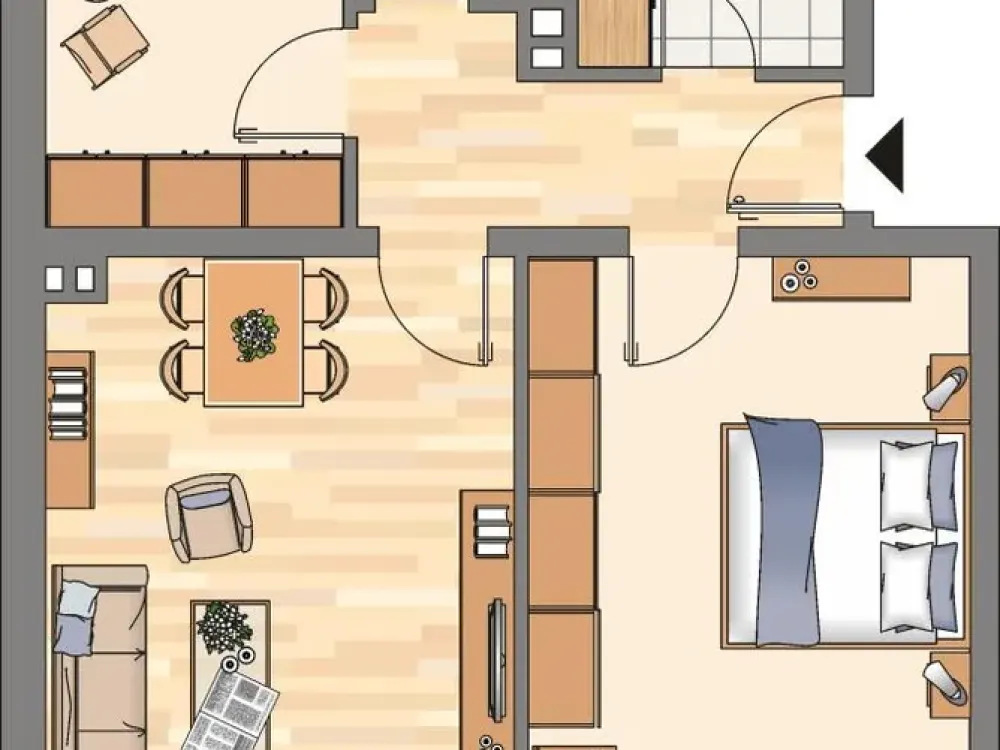 3-Zimmer-Wohnung in Castrop-Rauxel Habinghorst, Balkon