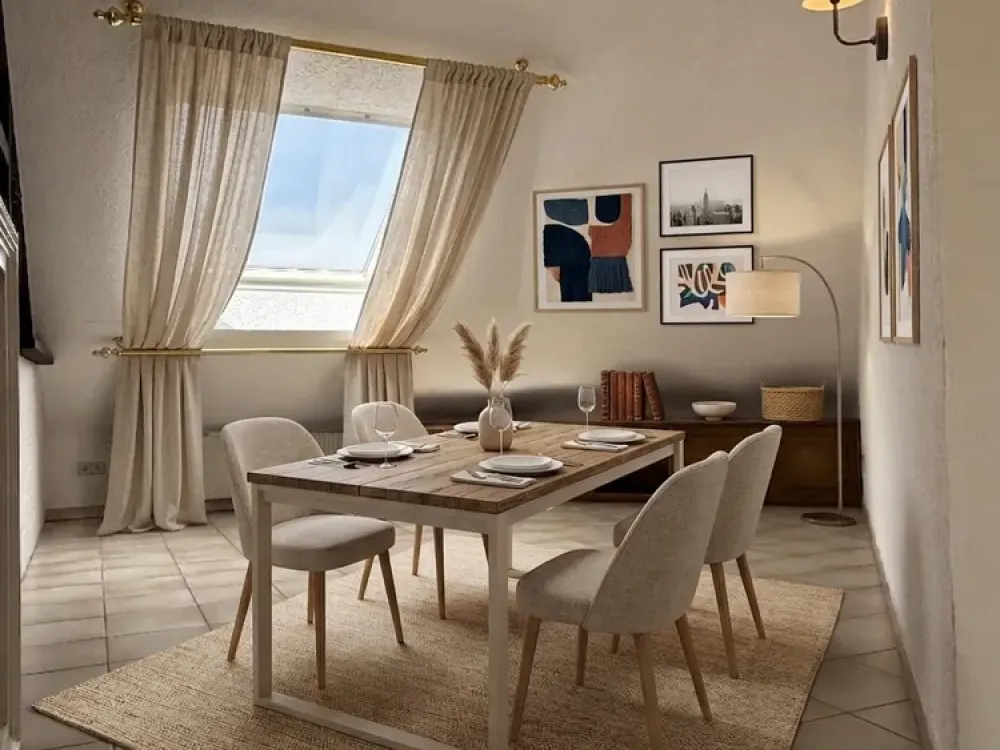 Daylight Idyll in Oberen Malstatt: Bright Attic Apartment with Terrace & Garage