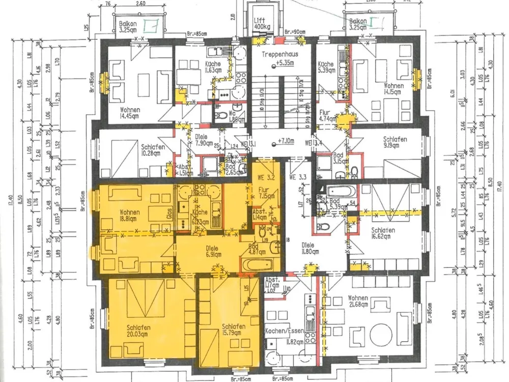 WG Zimmer ≈16qm, Altbauwohnung ≈80qm, Striesen, nahe Uniklinikum