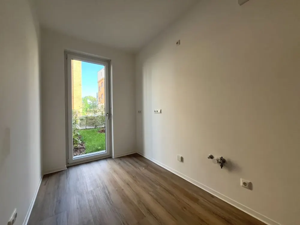 Neubau - Geräumige 2-Zimmer-Wohnung mit Badezimmer, Dusche, Terrasse im Zentrum-Ost in Leipzig