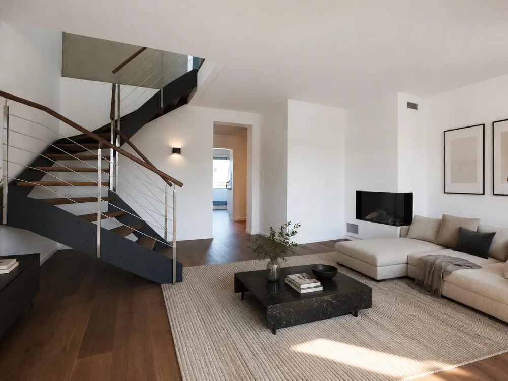 Hochwertiges Wohnen - zwei Ebenen, 2,5-Zimmer-Maisonette m. Loggia in M-Neuhausen