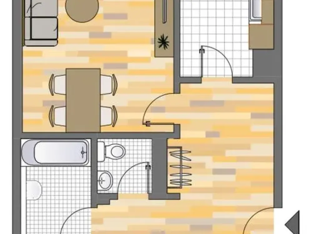 2-Zimmer-Wohnung in Düsseldorf Hassels
