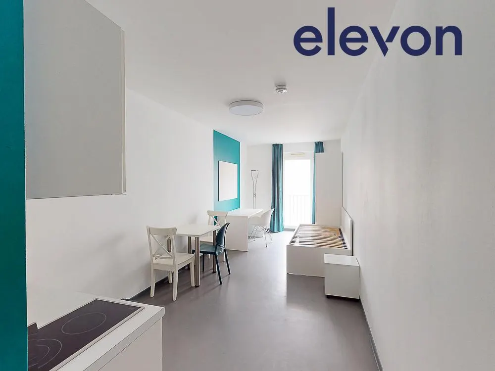 Nur für Auszubildende -Möbliertes 1-Zimmer-Apartment mit Einbauküche und kleiner Terrasse