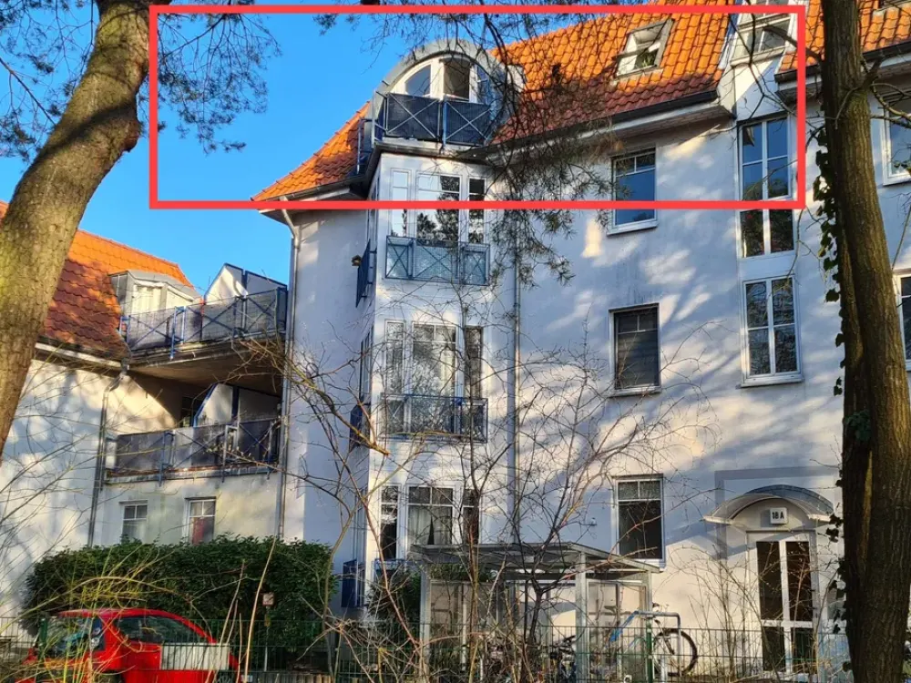 Attraktive Dachgeschosswohnung direkt an der Wuhle