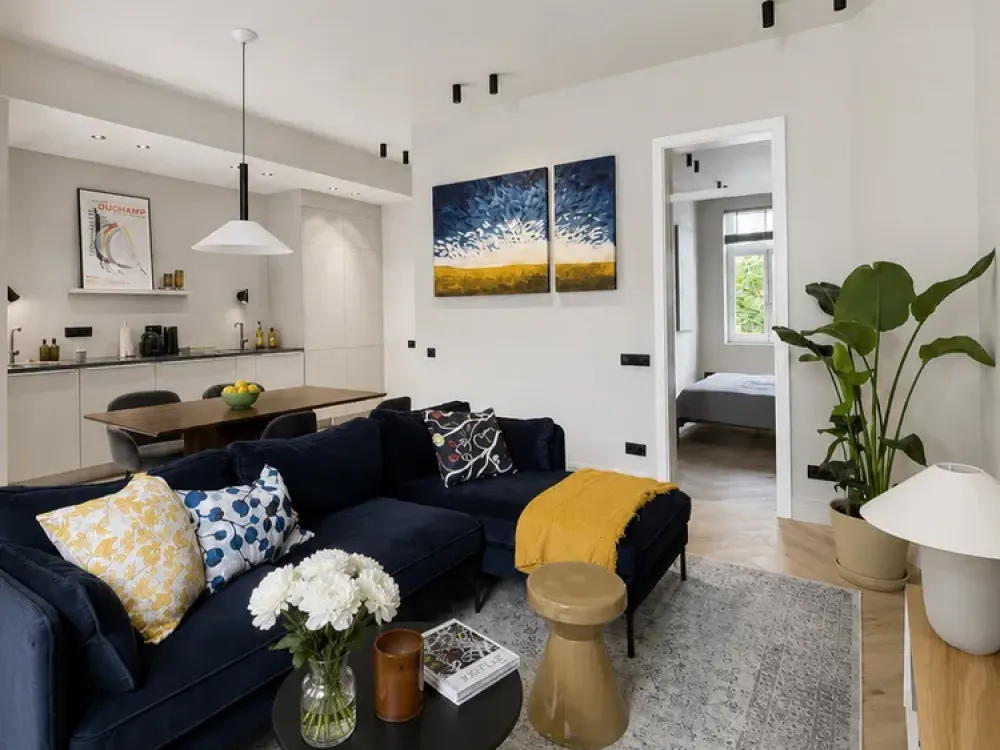 3-Zimmer Vollmöblierte Designwohnung im beliebten Nordend