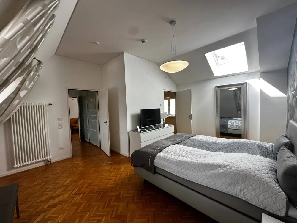 * exklusive und möblierte 2,5 Raumwohnung im Zentrum der Stadt mit Concierge u. Dachterrasse *