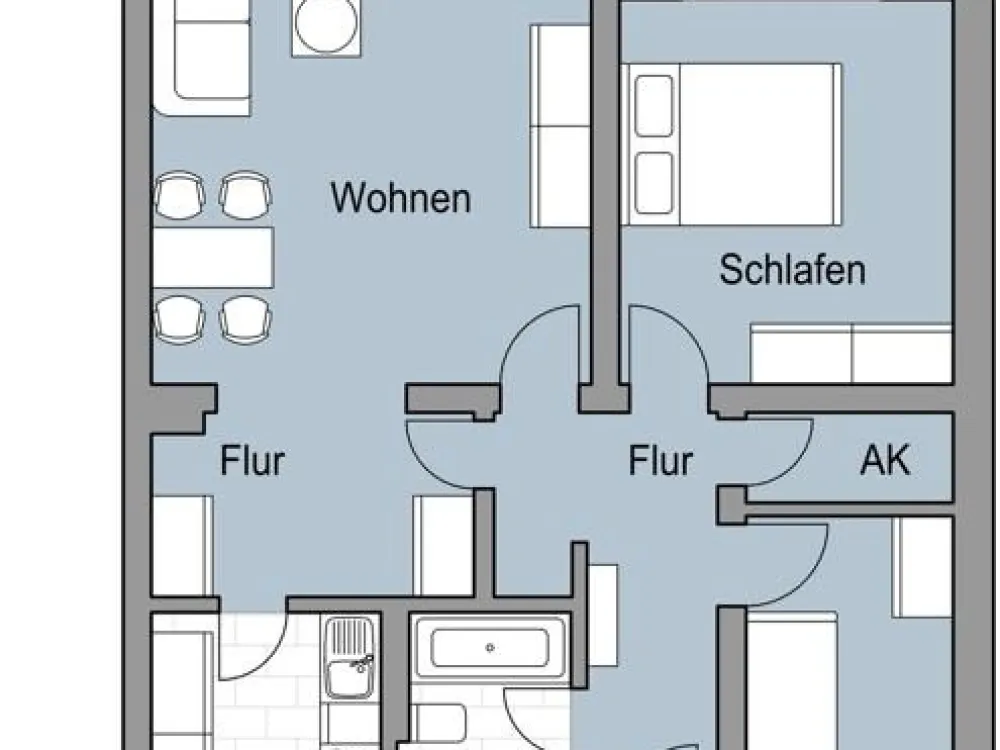 2,5 Zi. Wonhnung mit Balkon in Leichlingen!